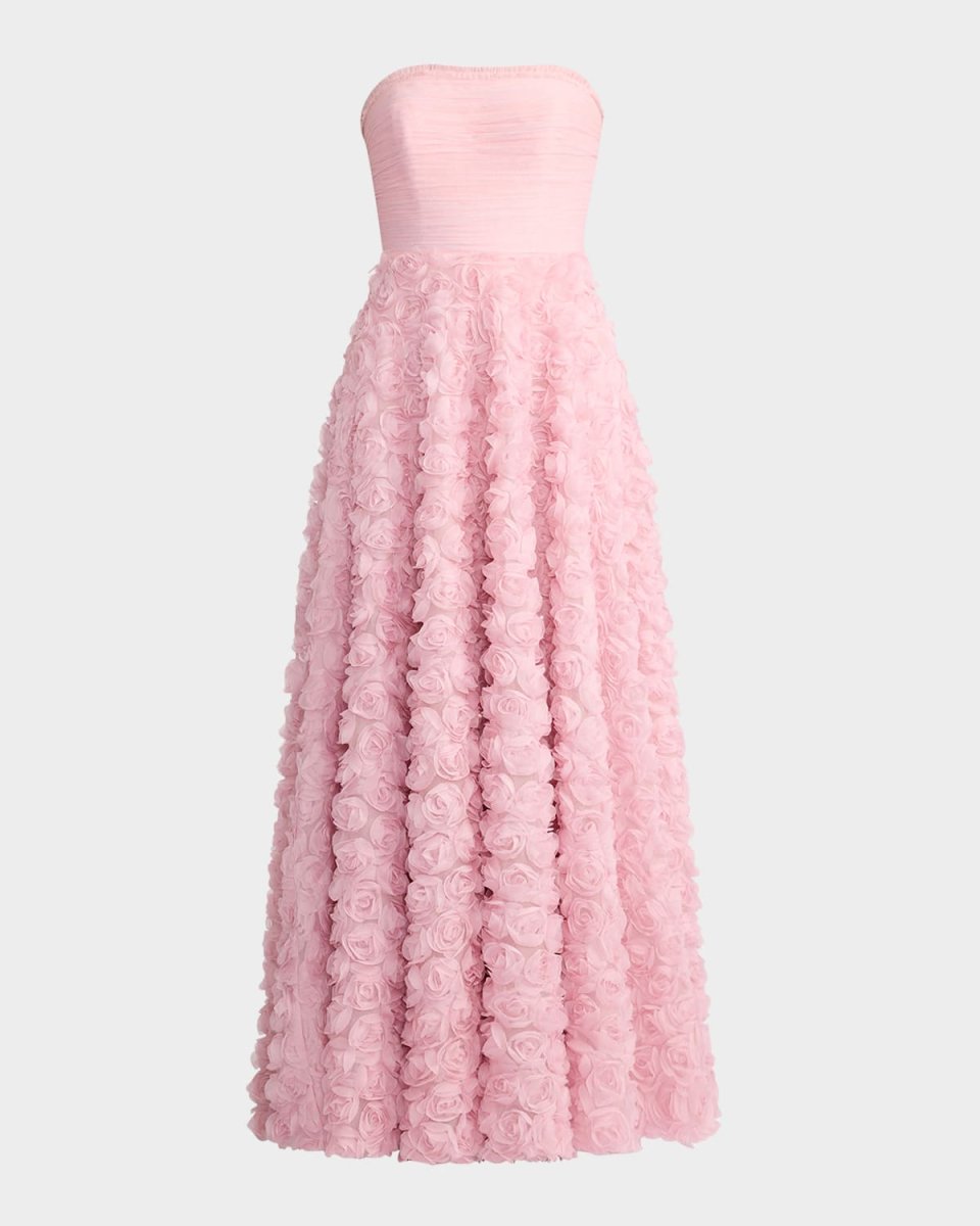 Wicked x Zac Posen Rose Applique Tulle Gown